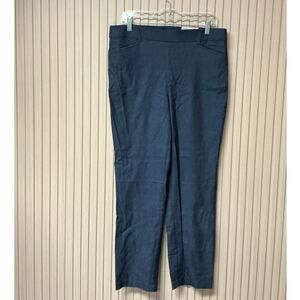 Rafaella Women's Pull-On Stretch Pants Dark Wash Size 14 (RSBFF007)